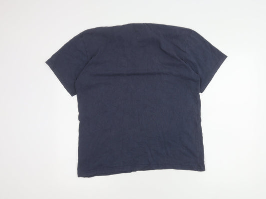 Tommy Jeans Men's Blue Medium Regular Fit T-Shirt