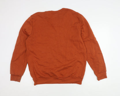 Mens UK Size L Gap Brown Pullover Sweatshirt