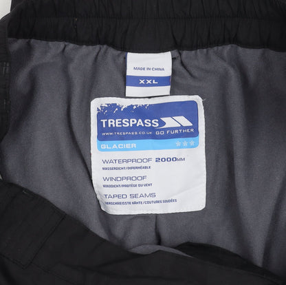 Trespass Men's XXL Black Snow Pants Waterproof Winter