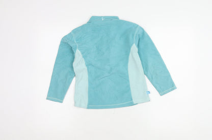 Mountain Life Boys Blue Fleece 1/4 Zip Jacket, 7-8 Years