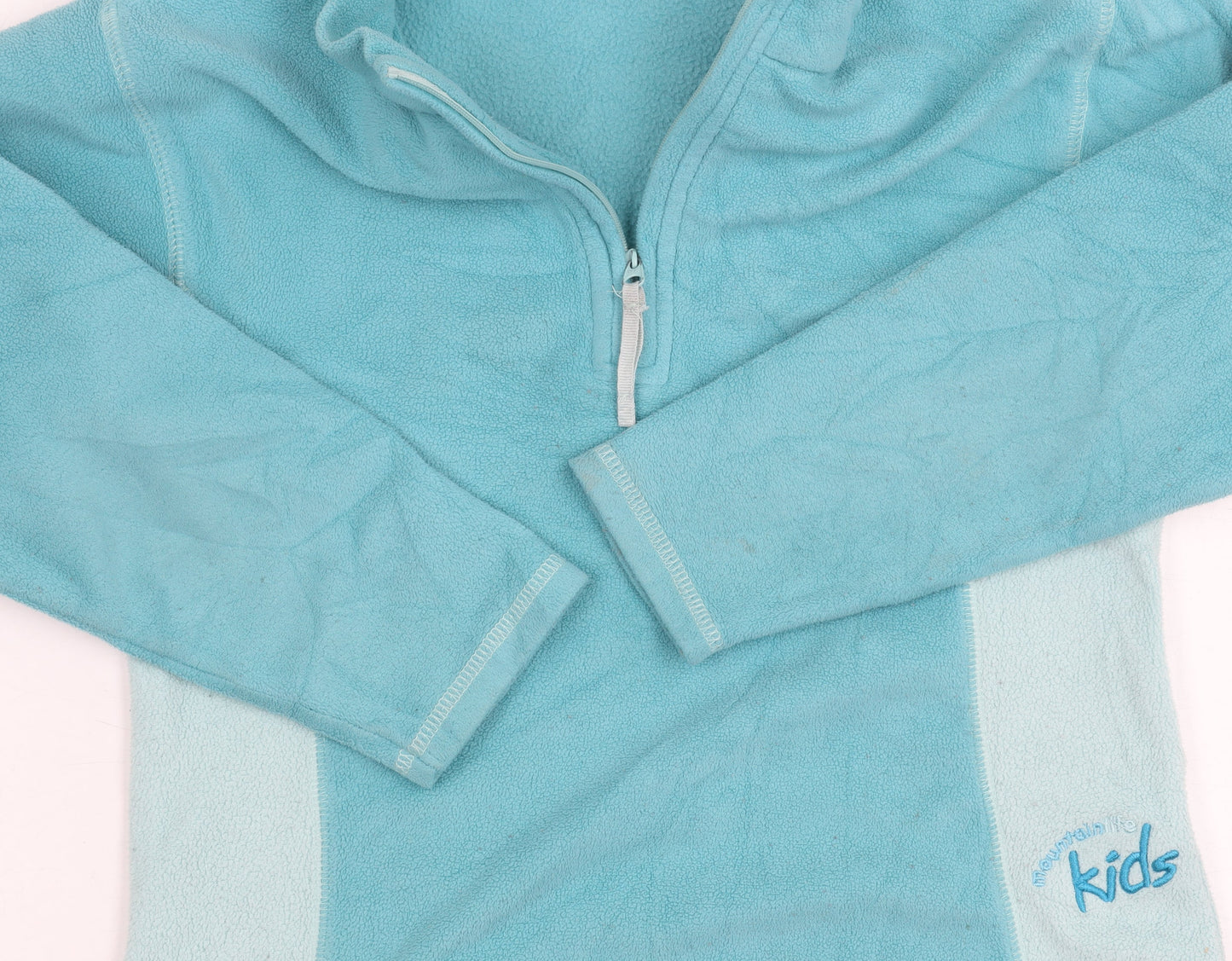 Mountain Life Boys Blue Fleece 1/4 Zip Jacket, 7-8 Years