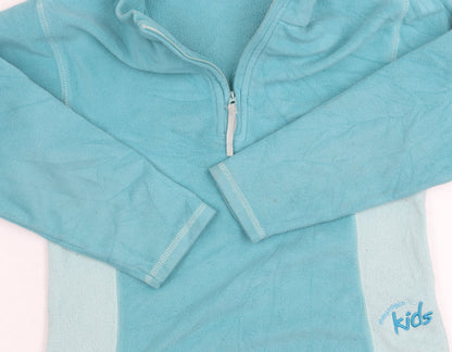 Mountain Life Boys Blue Fleece 1/4 Zip Jacket, 7-8 Years