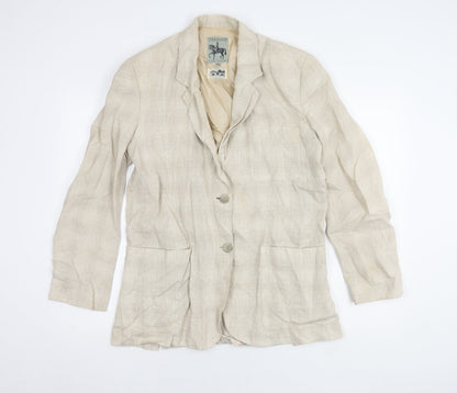 Dressage by Paul Costelloe Womens White Suit Jacket, UK 12, Lined