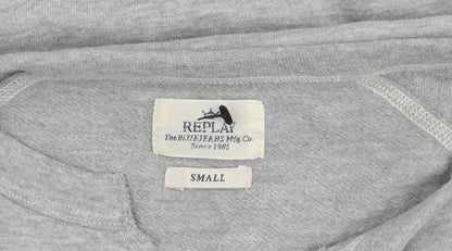 Replay Unisex Grey Pullover Sweatshirt, Size S