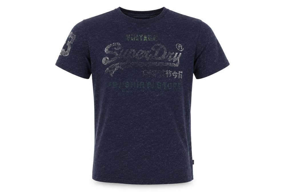 Mens UK Size L Superdry Blue  T-Shirt