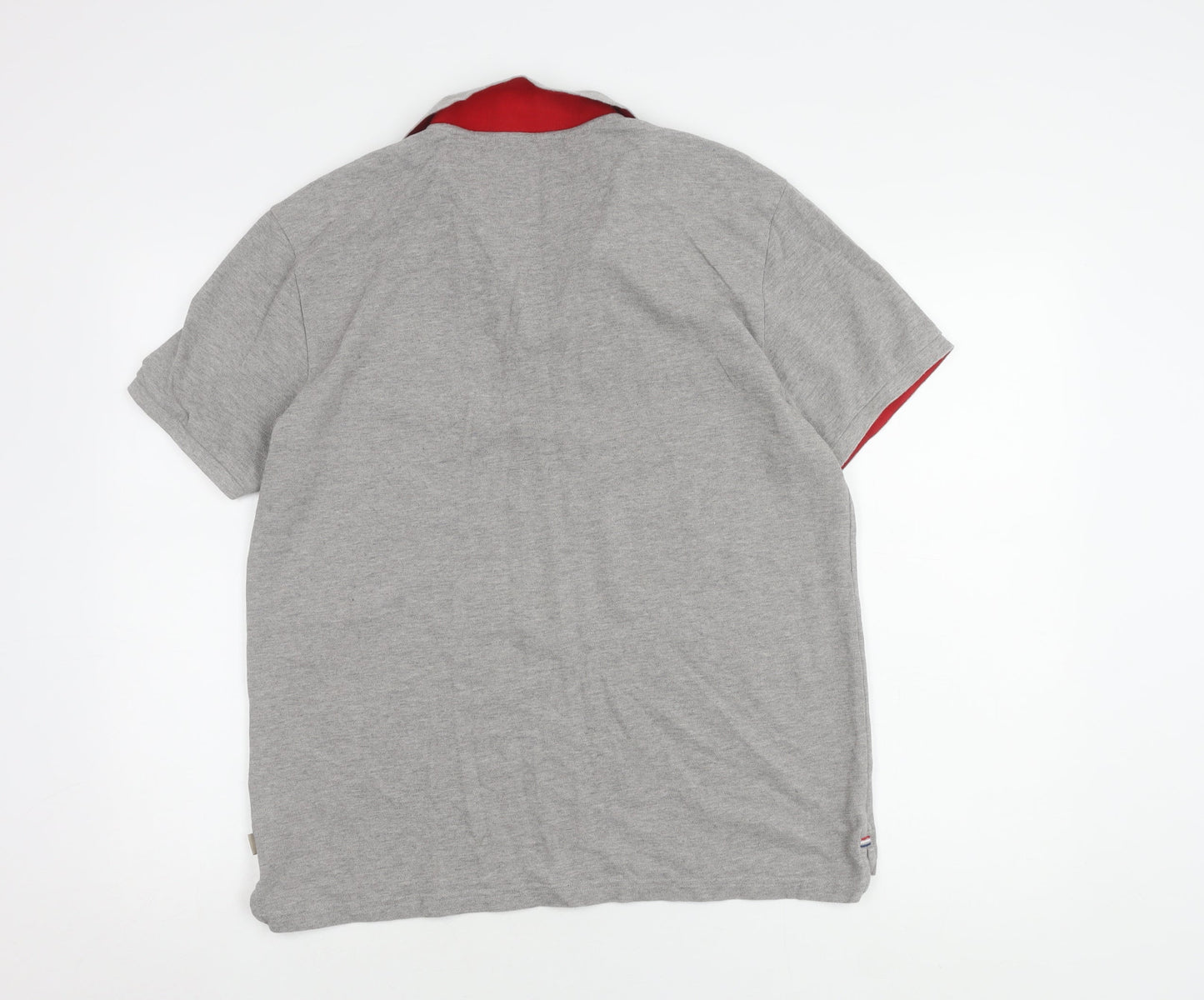 Beverly Hills Polo Club Men's Grey XL Cotton Polo