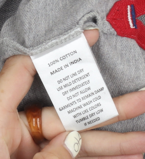 Beverly Hills Polo Club Men's Grey XL Cotton Polo