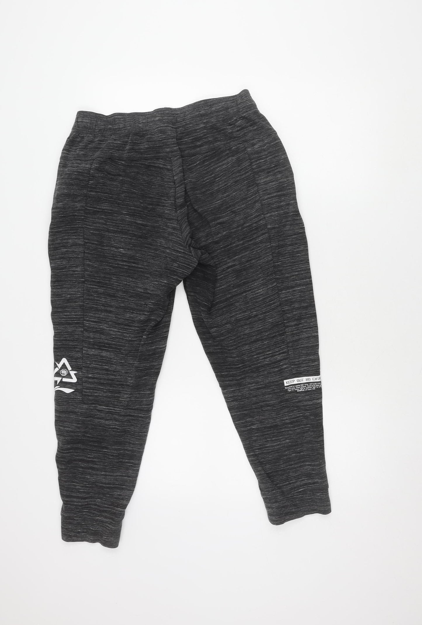 Li Ning Men's Grey Joggers - L, Quick Dry, Activewear