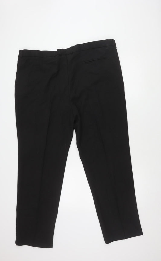 JBC Weaves Men's Black Trousers 44 X 31