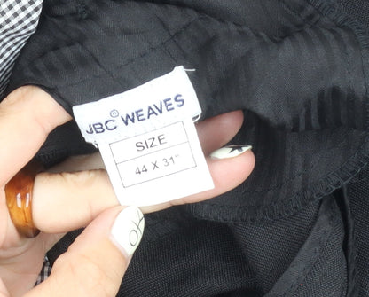 JBC Weaves Men's Black Trousers 44 X 31