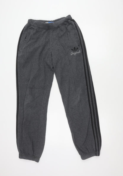 Adidas Men's Grey Jogger Trousers XS Gym Casual