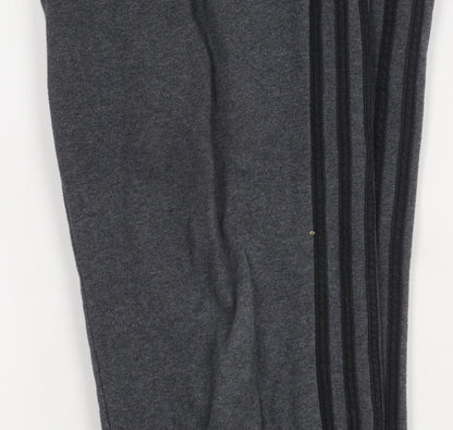 Adidas Men's Grey Jogger Trousers XS Gym Casual