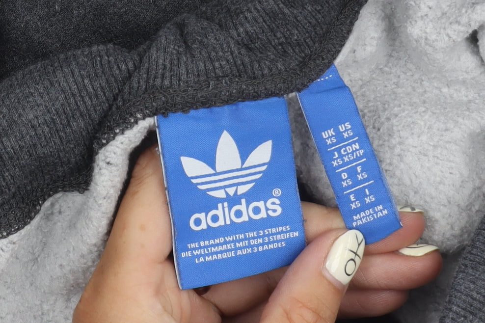 Adidas Men's Grey Jogger Trousers XS Gym Casual