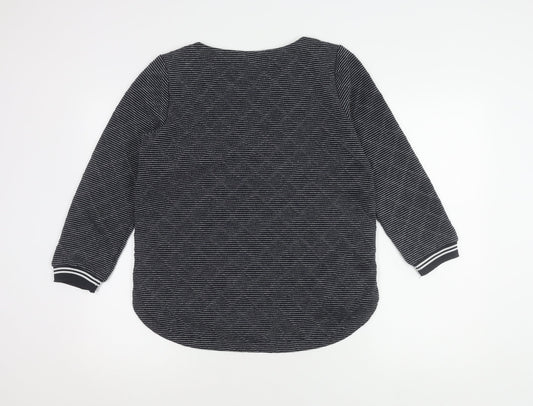 Womens UK Size S Sandwich Blue Pullover Jumper