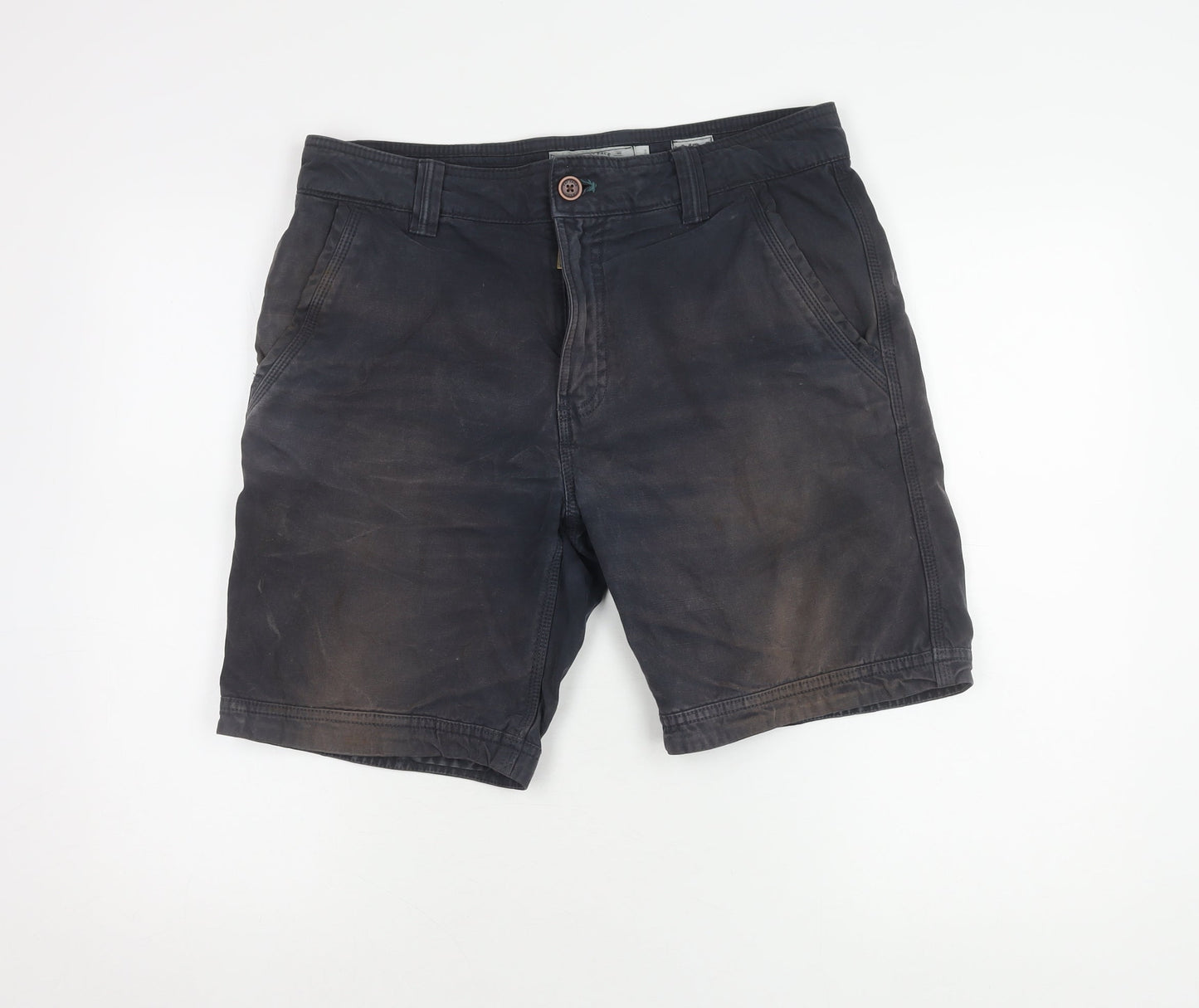 Fat Face Men's Black Chino Shorts, Size L, Casual