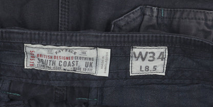 Fat Face Men's Black Chino Shorts, Size L, Casual