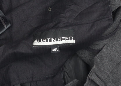 Austin Reed Men's Black Wool Trousers, Size 36L