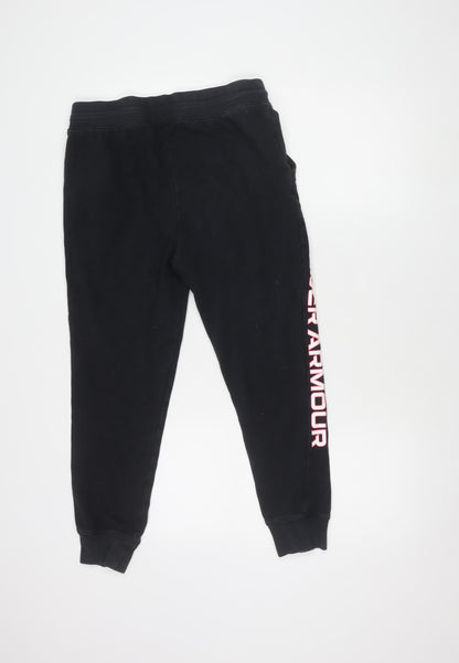 Under Armour Girls Black Joggers Size L