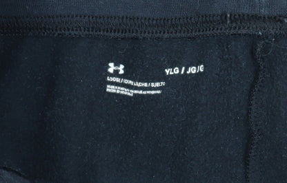Under Armour Girls Black Joggers Size L