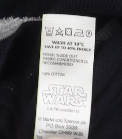 Marks and Spencer Men's Black Star Wars Pullover L