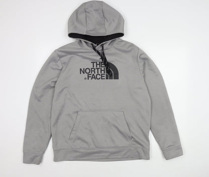 The North Face Men's Grey Logo Hoodie L