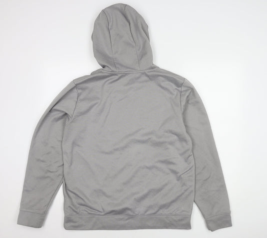 The North Face Men's Grey Logo Hoodie L