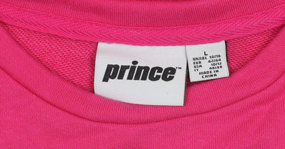Prince Women's Pink Pullover Sweatshirt L