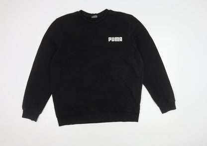 Mens UK Size L PUMA Black Pullover Sweatshirt