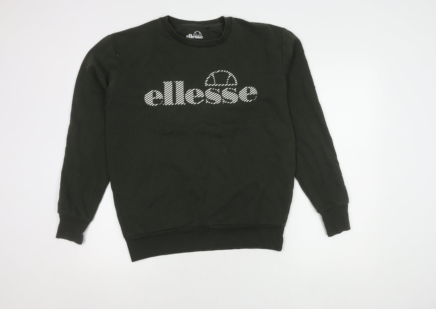 Mens UK Size S ellesse Black Pullover Sweatshirt