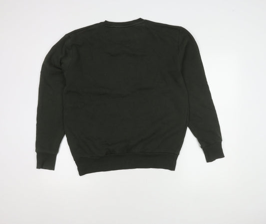 Mens UK Size S ellesse Black Pullover Sweatshirt