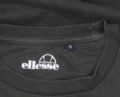 Mens UK Size S ellesse Black Pullover Sweatshirt