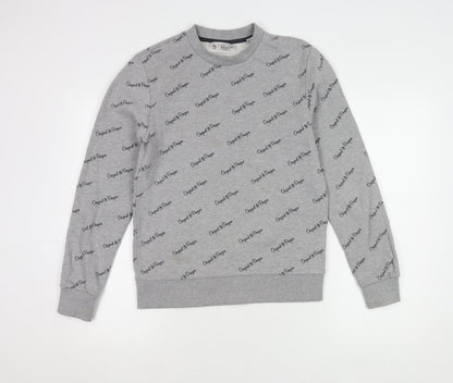 Mens UK Size M Original Penguin Grey Pullover Sweatshirt