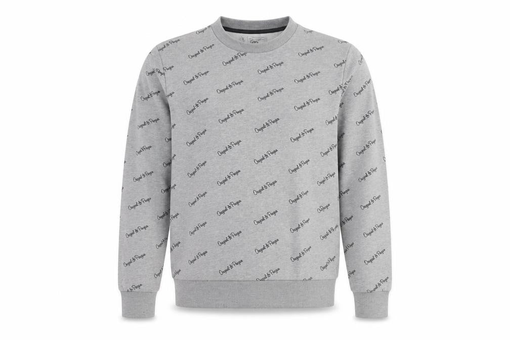 Mens UK Size M Original Penguin Grey Pullover Sweatshirt
