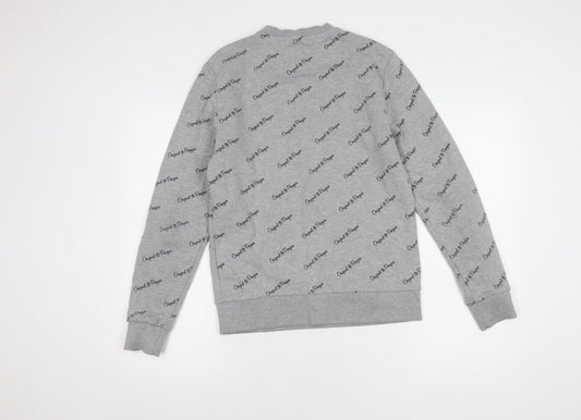 Mens UK Size M Original Penguin Grey Pullover Sweatshirt