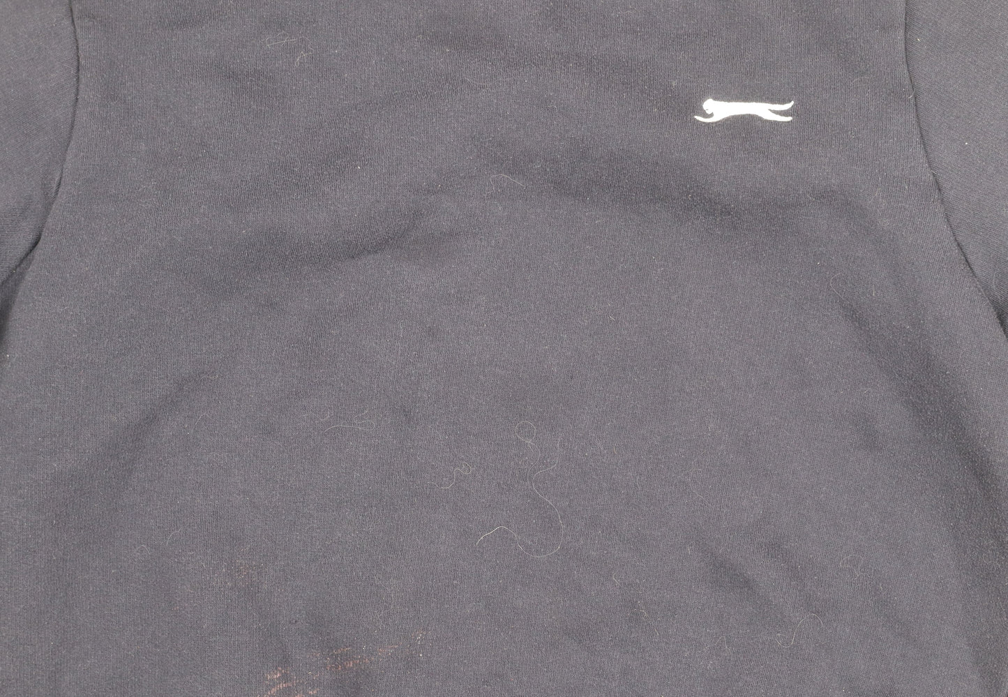 Slazenger Boys Black Sweatshirt M with Logo Accent