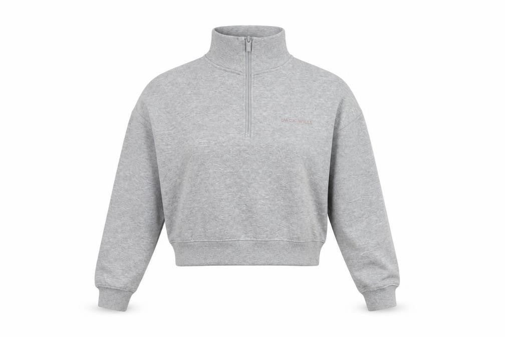Womens UK Size 10 Jack Wills Grey Pullover Sweatshirt