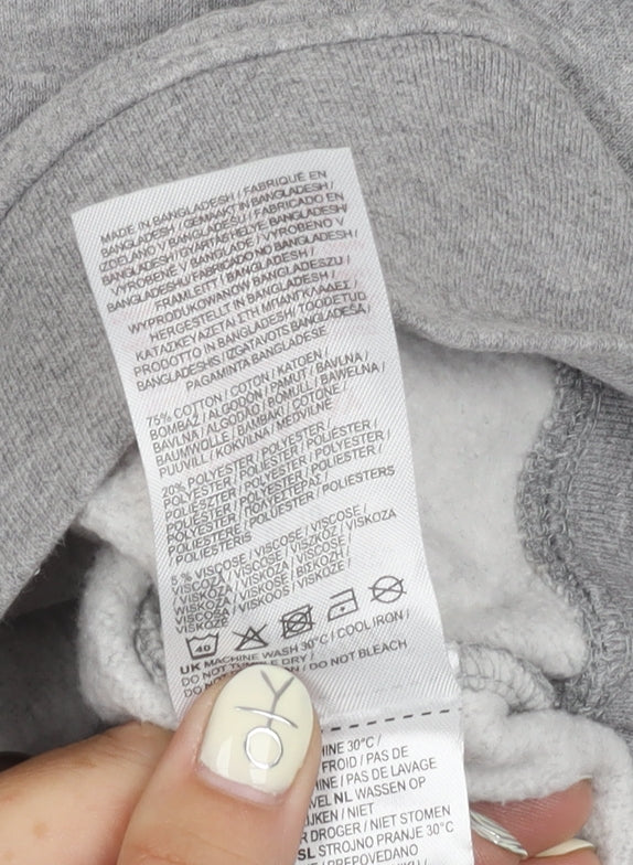 Womens UK Size 10 Jack Wills Grey Pullover Sweatshirt