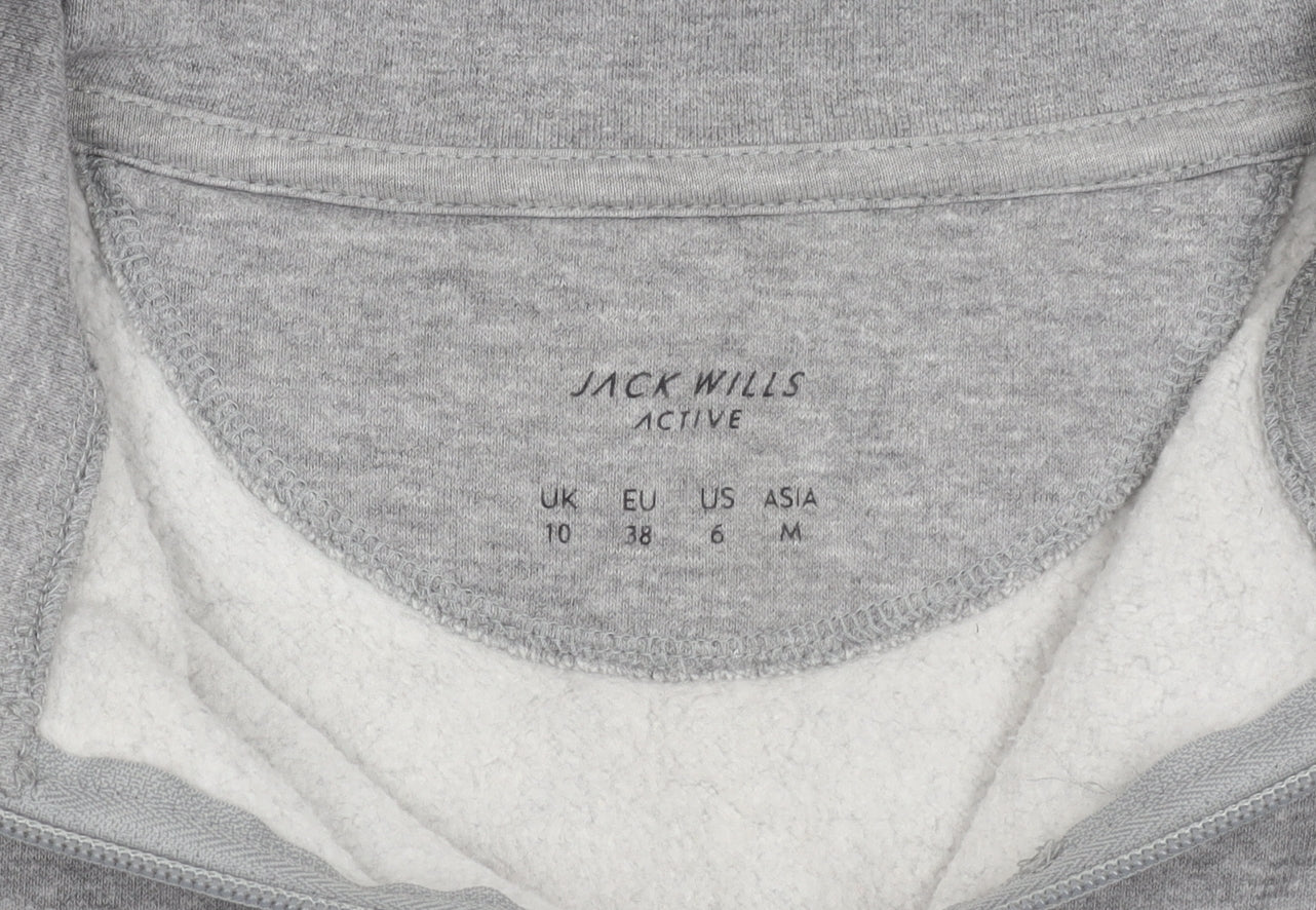 Womens UK Size 10 Jack Wills Grey Pullover Sweatshirt