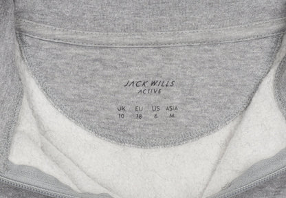 Womens UK Size 10 Jack Wills Grey Pullover Sweatshirt