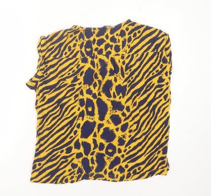 Womens UK Size 16 NEXT Multicoloured Basic Blouse