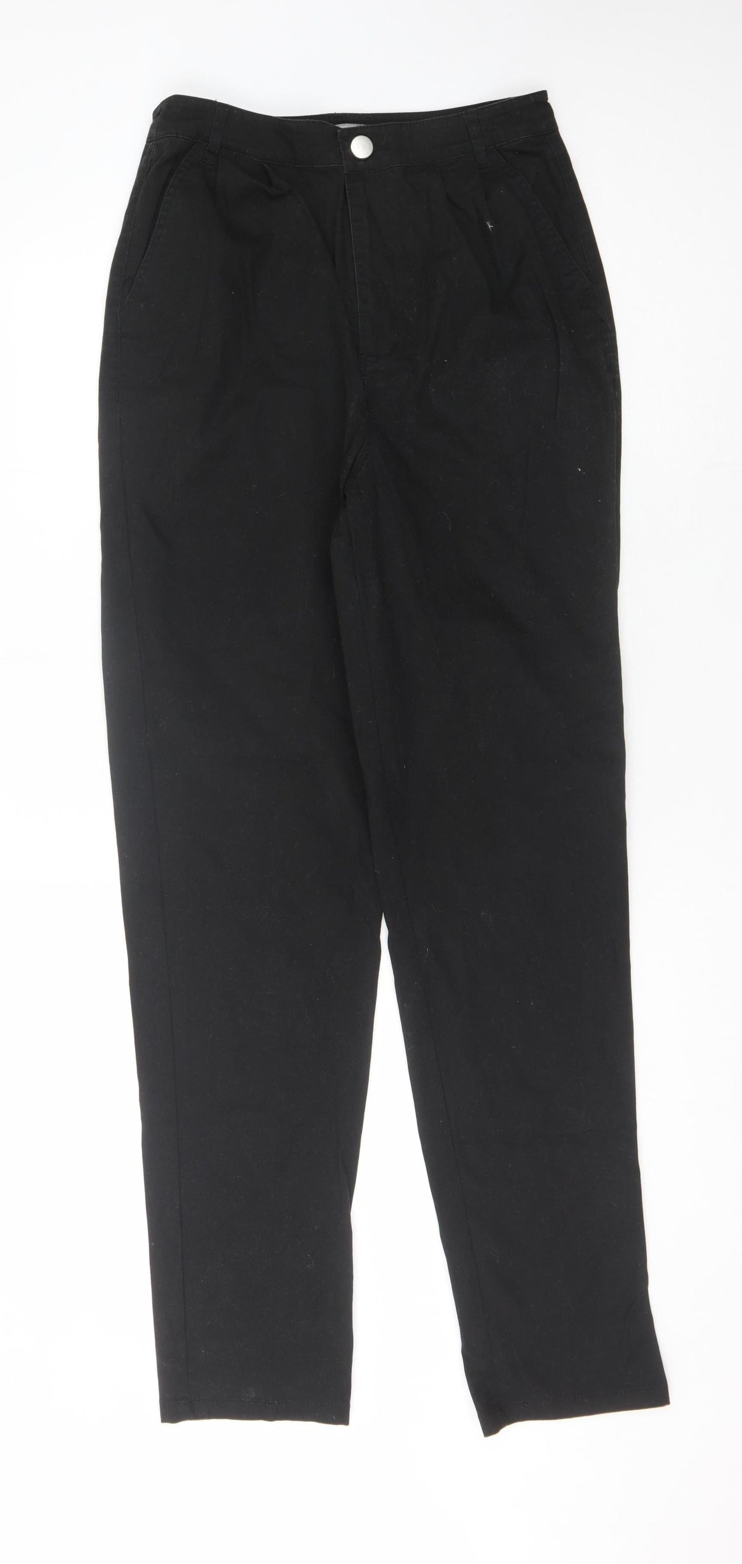 Womens UK Size 10 ASOS Regular Fit  Black Trousers