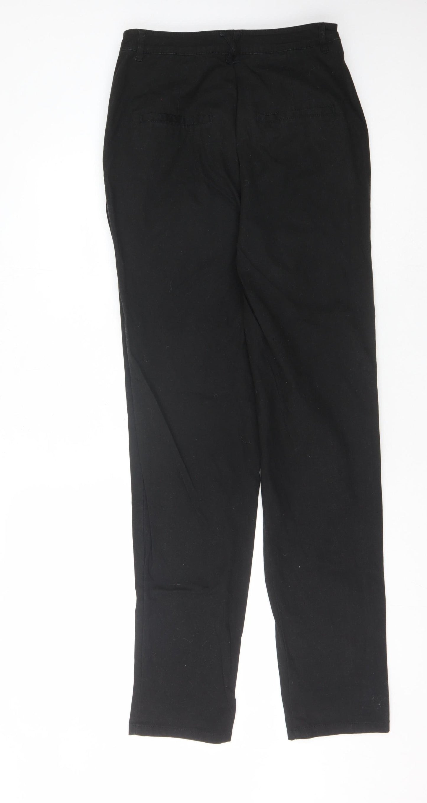 Womens UK Size 10 ASOS Regular Fit  Black Trousers