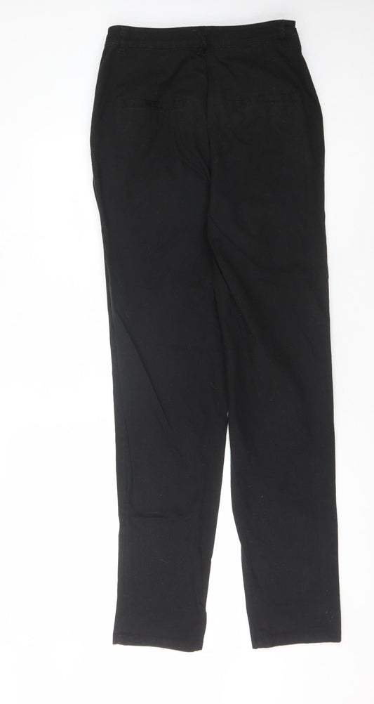 Womens UK Size 10 ASOS Regular Fit  Black Trousers