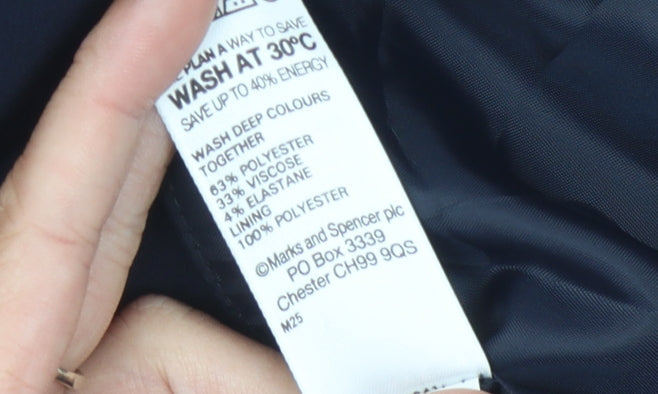 Marks and Spencer Women's Black Pencil Skirt Size 14