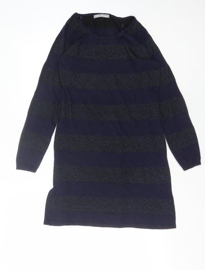 Womens UK Size 12 Marks and Spencer Blue Pullover Jumper