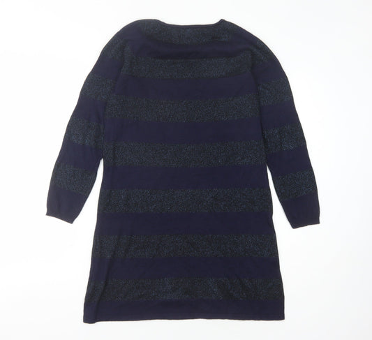 Womens UK Size 12 Marks and Spencer Blue Pullover Jumper