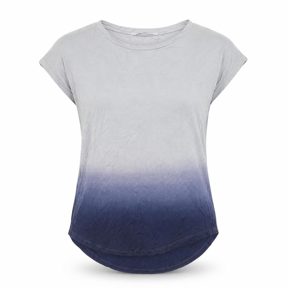 Womens UK Size 8 New Look Grey Basic T-Shirt