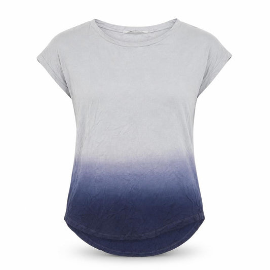 Womens UK Size 8 New Look Grey Basic T-Shirt