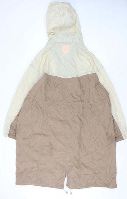 Womens UK Size 14 NEXT Beige Parka Coat