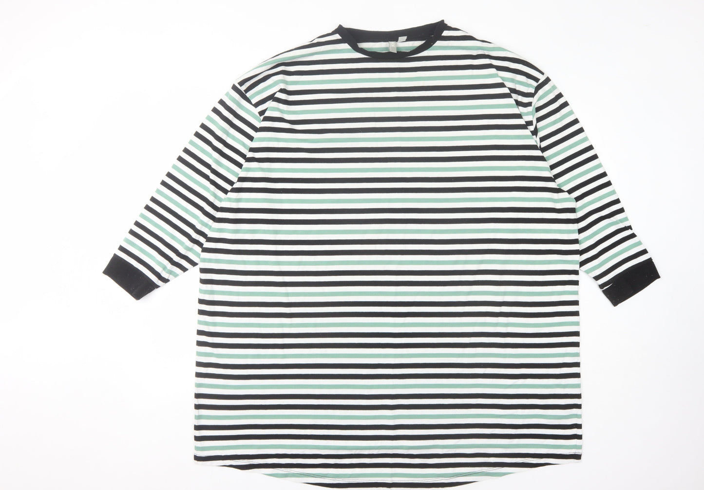 Womens UK Size 14 ASOS Multicoloured Basic T-Shirt